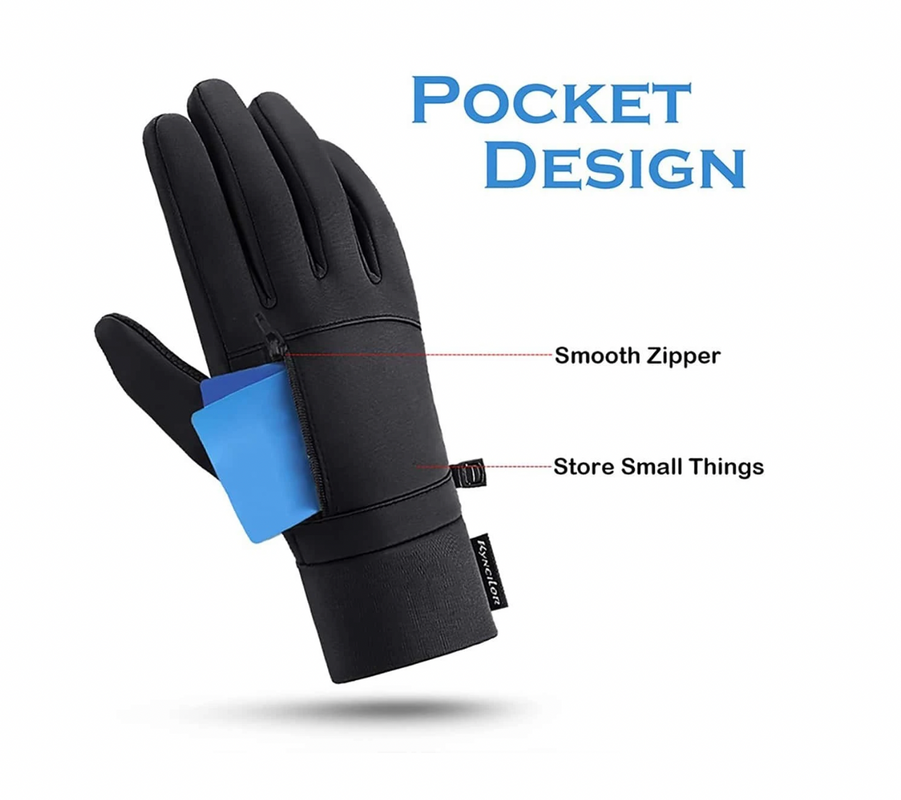 Full Fingerprint Riding Gloves Outdoor With Touch Screen - Solar Scooters