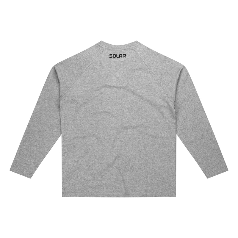 Solar Long Sleeve Grey T-Shirt - Solar Scooters