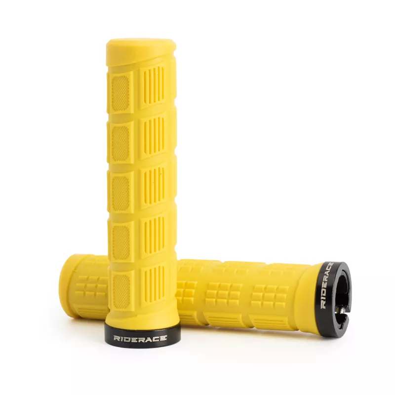 Handlebar Grips with Soft Antislip Rubber, Single Lockon Solar Sco