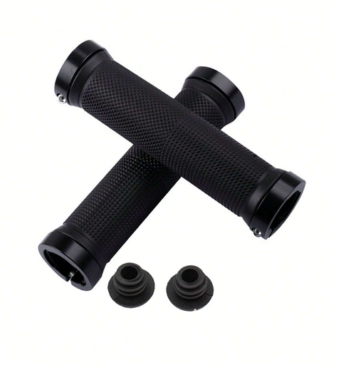 Handlebar Grips For Electric ScootersWith Aluminum Alloy Locking Collars Black