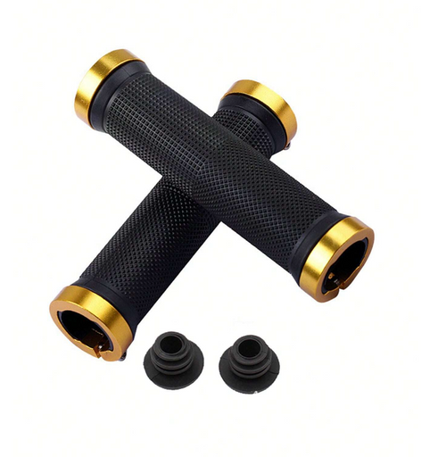 Handlebar Grips For Electric ScootersWith Aluminum Alloy Locking Collars Gold