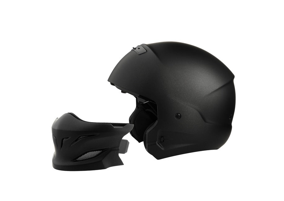 Solar Full Face Helmet - Half Face - With Visor