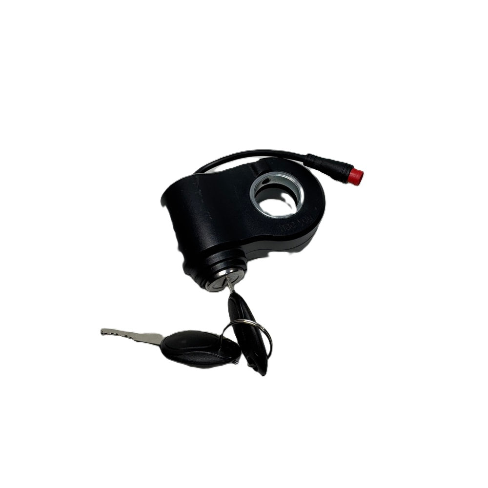 Solar P1 Key Barrel Without Voltmeter (Red Connector) – Solar Scooters
