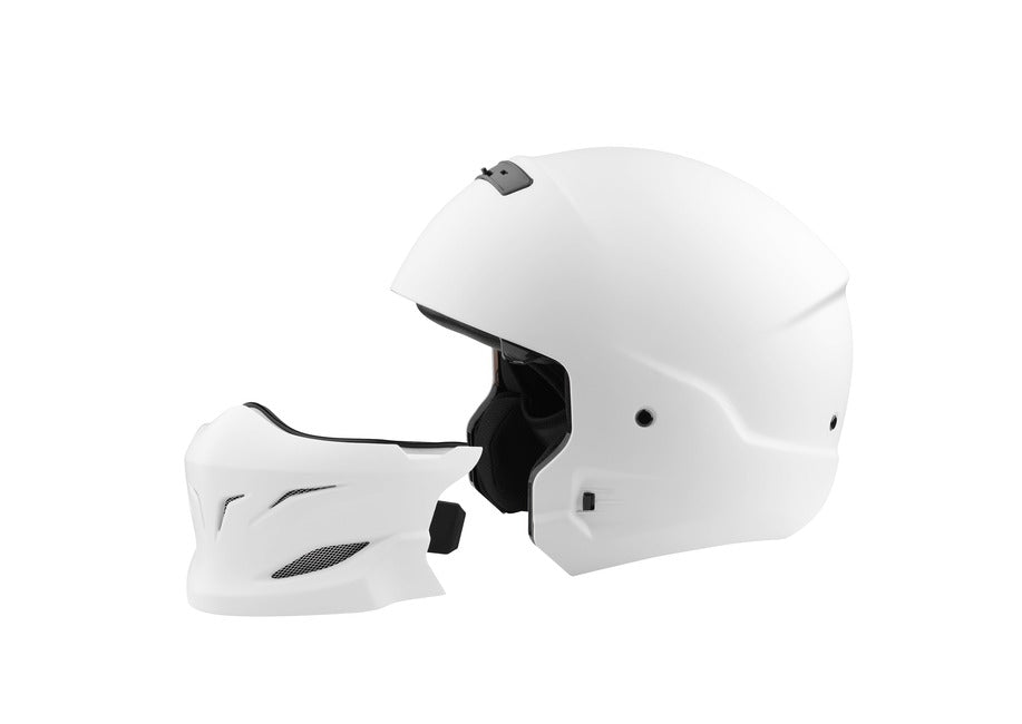 Solar Full Face Helmet - Half Face - With Visor