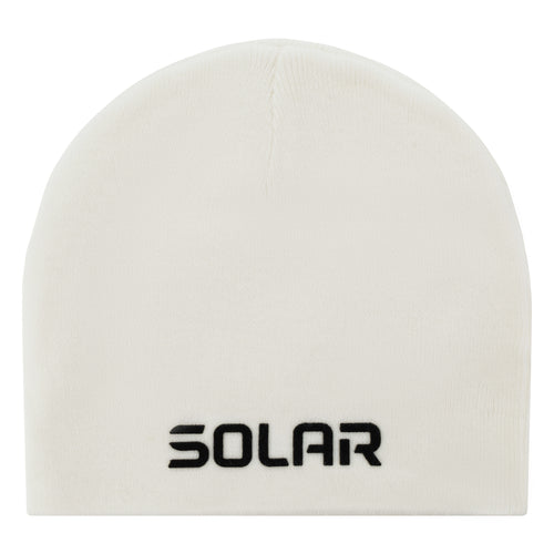 Solar White Beanie