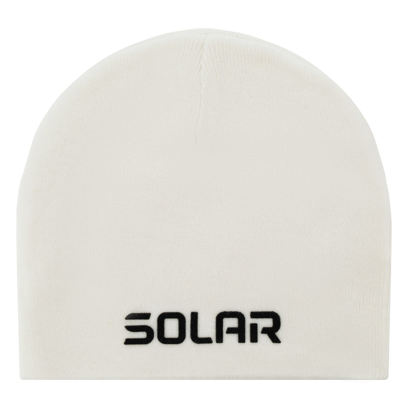 Solar White Beanie - Solar Scooters