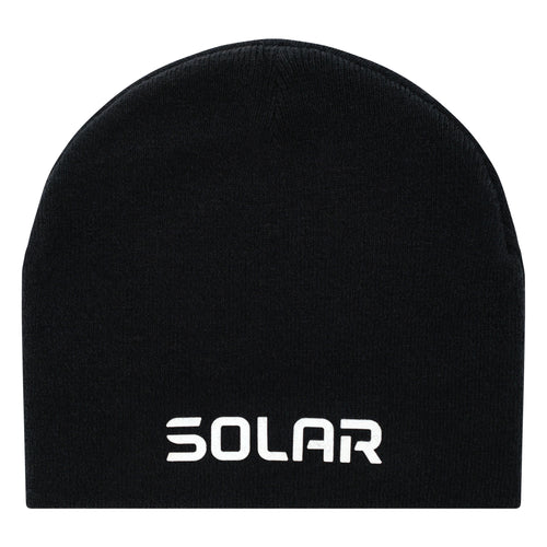 Solar Black Beanie