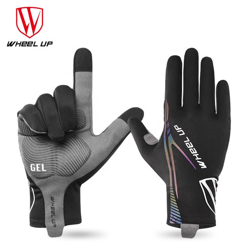 Lycra Full Fingerprint Riding Gloves Outdoor With Touch Screen - Solar Scooters