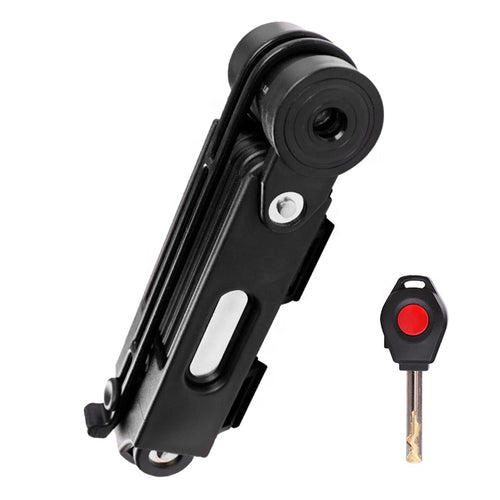 Heavy Duty Alloy Steel Foldable Scooter Lock with Mounting Bracket - Solar Scooters