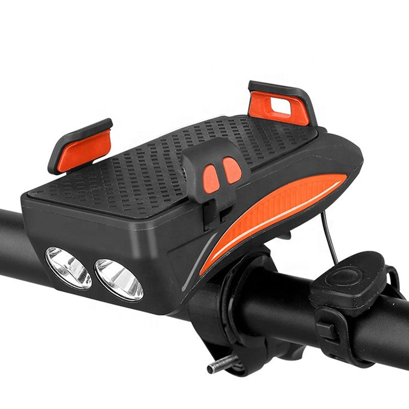 Multi Use Phone Holder - Phone Charger, Light and Horn - Solar Scooters