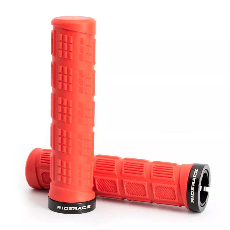 Handlebar Grips with Soft Anti slip Rubber Single Lock on Solar